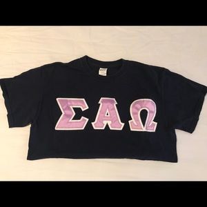 Navy SAO Letter Shirt